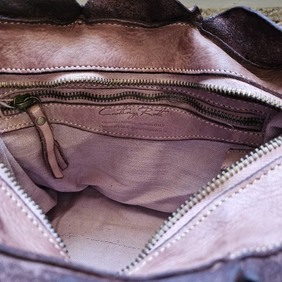 Pink Leather Appliqué Bag - Picture 10 of 10